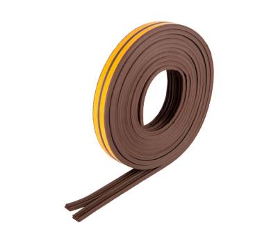 Guarnizione adesiva per isolamento Strip - fessura 1-3 mm - 6 mt - gomma - marrone - Geko - 1000/3 - 8014846100116 - DMwebShop - 1