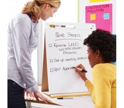 Blocco-Lavagna da tavolo Super Sticky autoportante - 20 fogli - in carta riciclata - 58,4 x 50,8 cm - bianco - Post-it - 7100171586 - 21200596384 - DMwebShop - 1 Blocco-Lavagna da tavolo Super Sticky autoportante - 20 fogli - in carta riciclata - 58,4 x 50,8 cm - bianco - Post-it - 7100171586 - 21200596384 - DMwebShop - 1