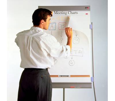 Blocco da parete Super Sticky 559RP 63,5 x 77,5 cm carta riciclata bianco 30 fogli - 13520 - 2 Blocco da parete Super Sticky 559RP 63,5 x 77,5 cm carta riciclata bianco 30 fogli - 13520 - 2