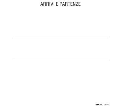 Registro arrivi-partenze - 31 x 24,5 cm - 46 pagine - conf. 2 pezzi - Edipro - E2839 - 8023328283902 - DMwebShop - 1