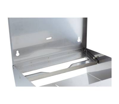 Distributore asciugamani piegati C Z Brinox 28x10,2x36,5 cm acciaio inox - 12905 - 1 Distributore asciugamani piegati C Z Brinox 28x10,2x36,5 cm acciaio inox - 12905 - 1