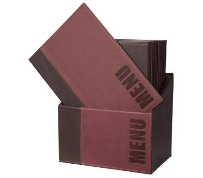 Menu Box Trendy - 20 Portamenu' - bordeaux - Securit - MC-BOX-TRA4-WR - 8717624245176 - DMwebShop - 1