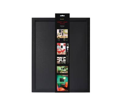 Lavagna Woody cornice nera 40 x 60 cm Securit - 13493 - 4 Lavagna Woody cornice nera 40 x 60 cm Securit - 13493 - 4