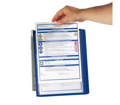 Leggio da parete Vario Wall 5 - 5 pannelli Sherpa inclusi - blu - Durable - 5551-07 - 4005546506494 - DMwebShop - 1