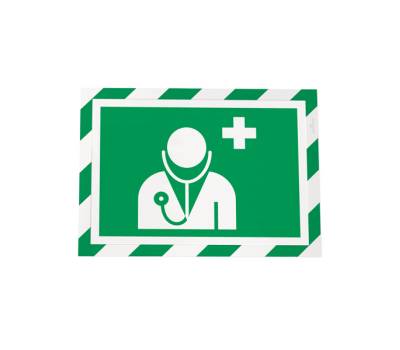 Cornice Duraframe Security adesiva pannello magnetico A4,21 x 29,7 cm verde bianco - 13666 - 2