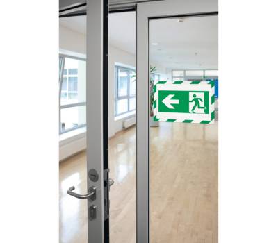 Cornice Duraframe Security adesiva pannello magnetico A4,21 x 29,7 cm verde bianco - 13666 - 6