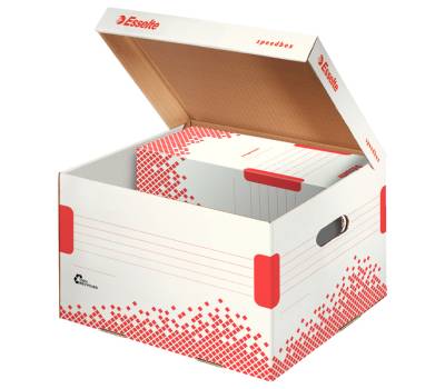 Scatola container Speedbox - Medium - 32,5 x 36,7 cm - dorso 26,3 cm - conf. 15 pezzi - Esselte - 623912 - 4049793026022 - DMwebShop - 4 Scatola container Speedbox - Medium - 32,5 x 36,7 cm - dorso 26,3 cm - conf. 15 pezzi - Esselte - 623912 - 4049793026022 - DMwebShop - 4