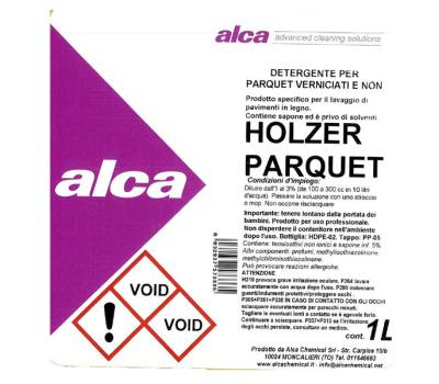 Detergente Holzer Parquet - flacone da 1 lt - Alca - ALC429 - 8032937573335 - DMwebShop - 1
