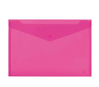 Buste con bottone - PPL - 33,5 x 23,5 cm - mix 3 colori fluo - conf. 3 pezzi - Lebez - 80438 - 8007509072042 - DMwebShop - 2