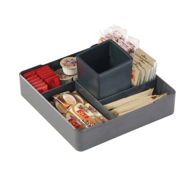 Mini cestino Coffee Point - 10 x 7,9 x 7,9 cm - ABS - nero - Durable - 3388-58 - 4005546980591 - DMwebShop - 1