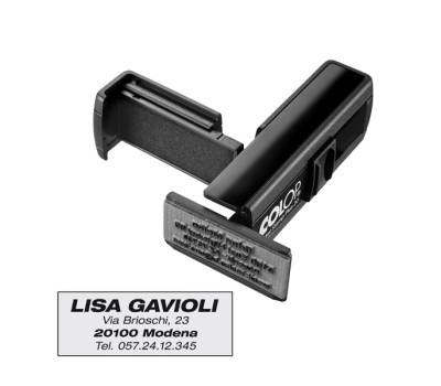 Timbro Pocket Stamp Plus 20 - 14 x 38 mm - 4 righe - autoinchiostrante - Colop - PSP20N - 9004362485742 - DMwebShop - 1