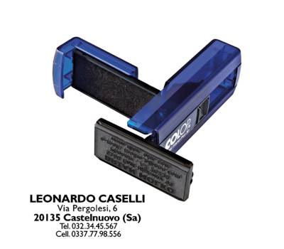 Timbro Pocket Stamp Plus 30 - 18 x 47 mm - 5 righe - autoinchiostrante - Colop - PSP30IN - 9004362494362 - DMwebShop - 1