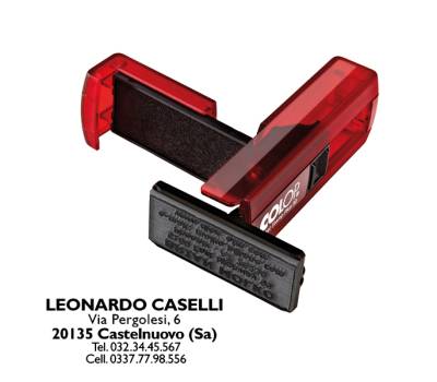 Timbro Pocket Stamp Plus 30 - 18 x 47 mm - 5 righe - autoinchiostrante - Colop - PSP30RU - 9004362494393 - DMwebShop - 1