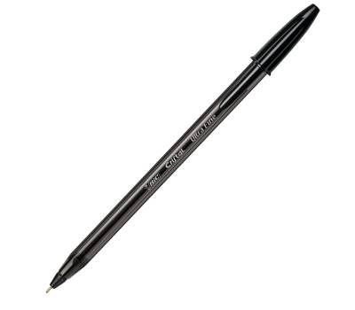 Penna a sfera - con cappuccio - Cristal Exact - punta 0,7 mm - nero - scatola 20 pezzi - Bic - 992603 - 3086123594142 - DMwebShop - 1