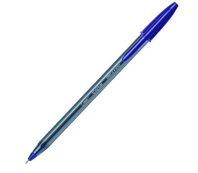 Penna a sfera - con cappuccio - Cristal Exact - punta 0,7 mm - blu - scatola 20 pezzi - Bic - 992605 - 3086123594166 - DMwebShop - 1