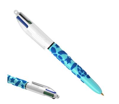 Penna sfera scatto multifunzione 4 Colours Velours - punta 1 mm - 4 colori - scatola 12 pezzi - Bic - 9672771 - 3086123542532 - DMwebShop - 3