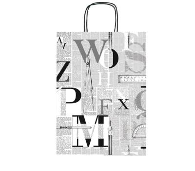 Shoppers con manici 26x34,5 cm fantasie assortite - 15388 - 8