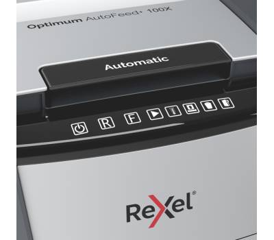 Distruggidocumenti Optimum AutoFeed+ 100X - a frammenti - Rexel - 2020100XEU - 5028252613873 - DMwebShop - 2