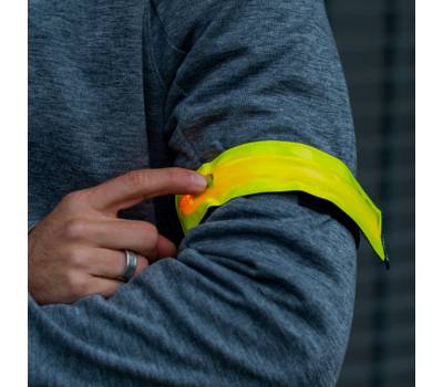 Banda luminosa alta visibilita' Smart Bar - taglia unica - giallo fluo - Wowow - 010058 - DMwebShop - 2