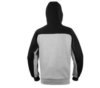 Felpa Borgo - con cappuccio - taglia L - grigio-nero - Deltaplus - BORGOGRGT - 3295249290481 - DMwebShop - 1