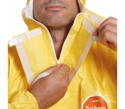 Tuta da lavoroTychem 2000 - taglia XL - giallo - Dupont - TY309.39.04-XL - 5450208004655 - DMwebShop - 1