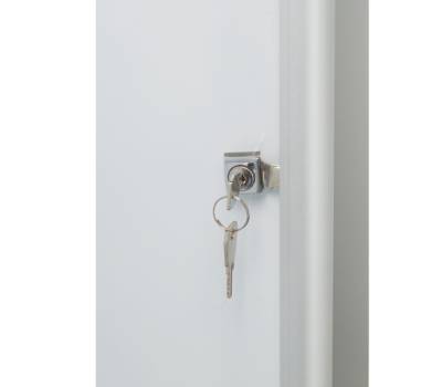 Bacheca per interni ultrapiatta fondo in metallo magnetico bianco 4 fogli - A4,16409 - 2