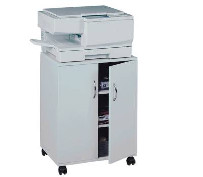 Mobiletto Multifunzione 74,53 con ante alte e ruote 4 ripiani grigio - 17576 - 1