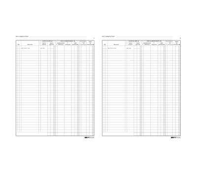 Registro cespiti ammortizzabili - 31 x 24,5 cm - 47 pagine - numerate - Edipro - E2296 - 8023328229603 - DMwebShop - 1