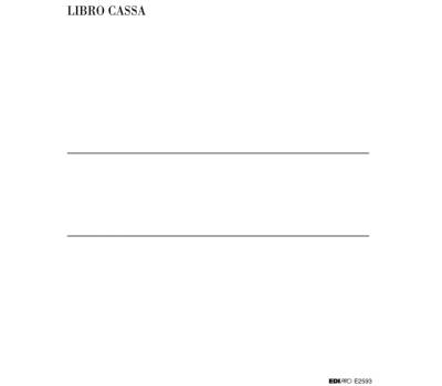 Libro cassa - 31 x 24,5 cm - 100 fogli - Edipro - E2593 - 8023328259303 - DMwebShop - 1