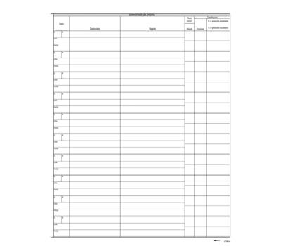 Registro corrispondenza arrivo-partenza - 31 x 24 cm - 50 fogli - Edipro - E2806 - 8023328280604 - DMwebShop - 1