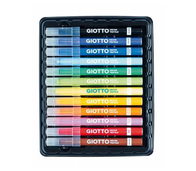 Pennarelli - Decor Textile - per tessuto - astuccio 12 pennarelli - Giotto - 494900 - 8000825495007 - DMwebShop - 1 Pennarelli - Decor Textile - per tessuto - astuccio 12 pennarelli - Giotto - 494900 - 8000825495007 - DMwebShop - 1