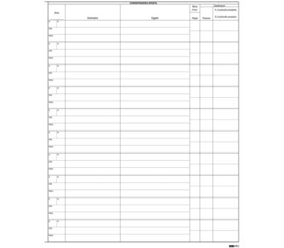 Registro corrispondenza arrivo-partenza - 31 x 24,5 cm - 200 fogli - Edipro - E2816 - 8023328281601 - DMwebShop - 7