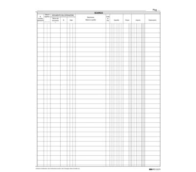 Registro merci in deposito 31 x 24,5 cm 50 fogli - 15912 - 4