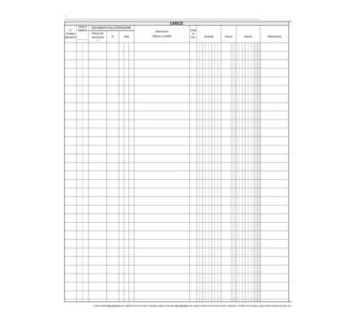 Registro merci in deposito 31 x 24,5 cm 50 fogli - 15912 - 5