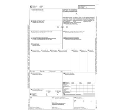 C.M.R. lettera vettura internazionale - 5 copie snap - 29,7 x 21 cm - 50 fogli - Edipro - E0052TER - 8023328005221 - DMwebShop - 4