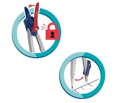 Compasso Stop System con adattatore e mine ricambio - 17328 - 3