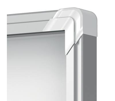 Bacheca per esterni fondo magnetico bianco 6 fogli A4 orizzontale - 16203 - 4