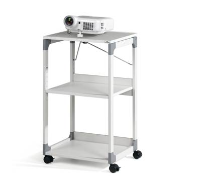 Carrello System - 50,8 x 43,2 x 88,2 cm - 3 ripiani - con ruote - per videoproiettore - grigio - Durable - 3701-10 - 4005546301860 - DMwebShop - 2