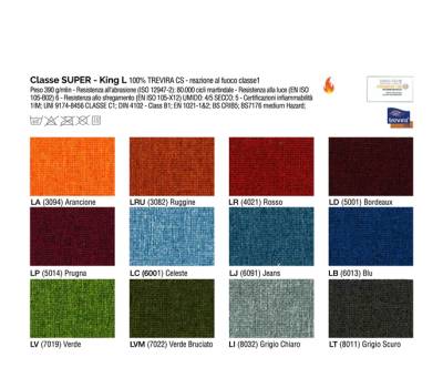 Poltrona semidirezionale Zoe ZOEA con braccioli regolabili blu nero - 17402 - 3