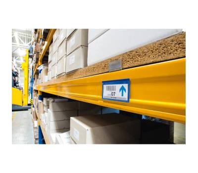 Buste identificative magnetiche 100 x 38 mm blu - 17870 - 1