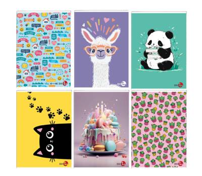 Maxiquaderno Bambina fantasia A4,40,2 fogli 80 gr rigo di 1a - 17018 - 2