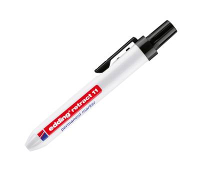 Marcatore permanente a scatto 11 - punta tonda - 1,5 - 3 mm - nero - Edding - 4-11001 - 4004764869503 - DMwebShop - 1 Marcatore permanente a scatto 11 - punta tonda - 1,5 - 3 mm - nero - Edding - 4-11001 - 4004764869503 - DMwebShop - 1