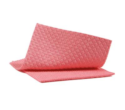 Pannospugna Aquos - 18 x 20 cm - rosso - pack 10 pezzi - Perfetto - 0231C - 8000957023130 - DMwebShop - 1