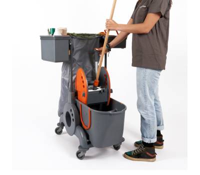 Carrello per pulizie professionali Giotto 25 lt 74 x 90 x 100 cm - 16406 - 3