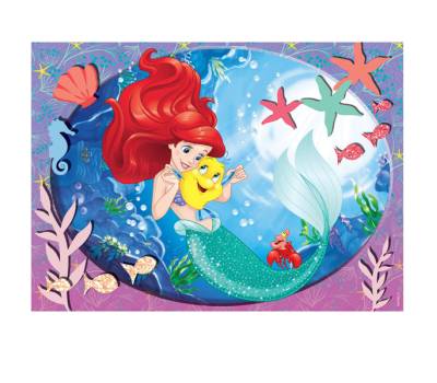 Puzzle Maxi Disney Little Mermaid - 60 pezzi - Lisciani - 74167 - 8008324074167 - DMwebShop - 1