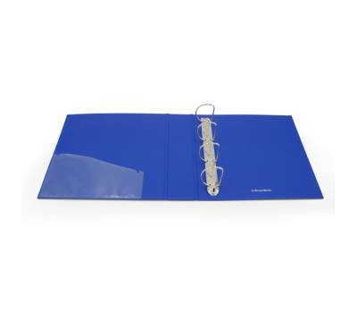 Raccoglitore personalizzabile KingShow 4 anelli a D 50 mm dorso 6 cm 22 x 30 cm blu Starline 1410213 BLEU - 17110 - 2