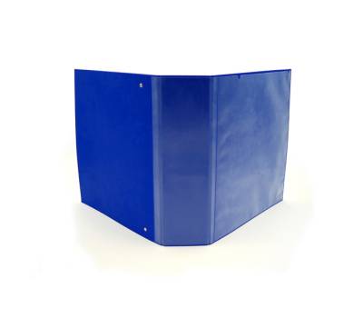 Raccoglitore personalizzabile KingShow - 4 anelli a D 65 mm - dorso 8 cm - 22 x 30 cm - blu - Starline - 1410214 BLEU - 8025133037831 - DMwebShop - 1