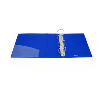 Raccoglitore personalizzabile KingShow - 4 anelli a D 65 mm - dorso 8 cm - 22 x 30 cm - blu - Starline - 1410214 BLEU - 8025133037831 - DMwebShop - 2