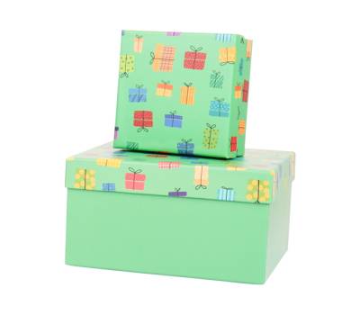 Set scatole regalo - dimensioni assortite - fantasia Memento - conf. 6 pezzi - No Brand - HK-92 - 8699071183020 - DMwebShop - 3