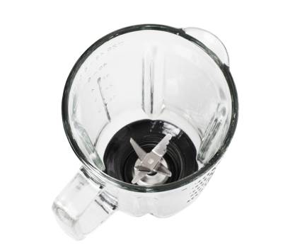 Frullatore Frullo Glass con bicchiere in vetro 600 W nero argento - 19751 - 3